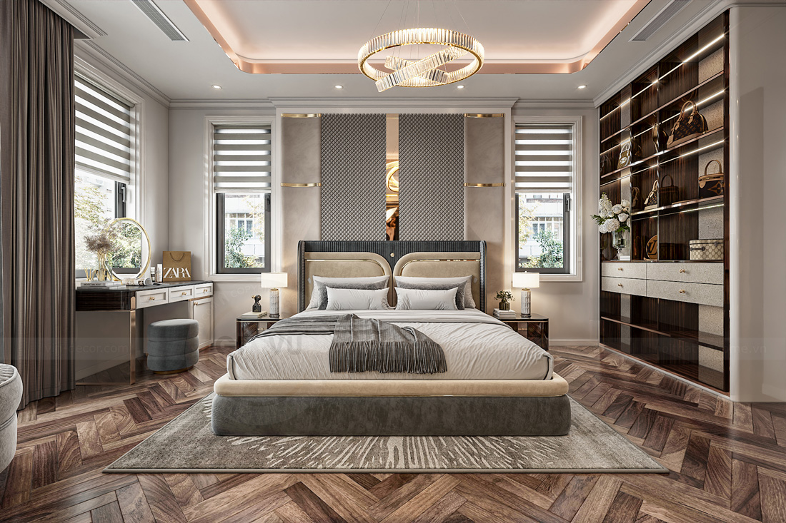 thiết kế thi công biệt thự Solasta Mansion Dương Nội B 18