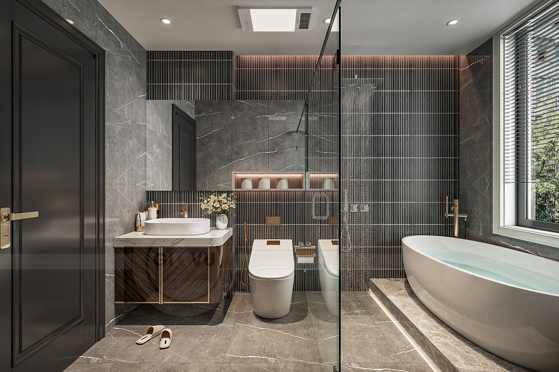 thiết kế thi công biệt thự Solasta Mansion Dương Nội B 20