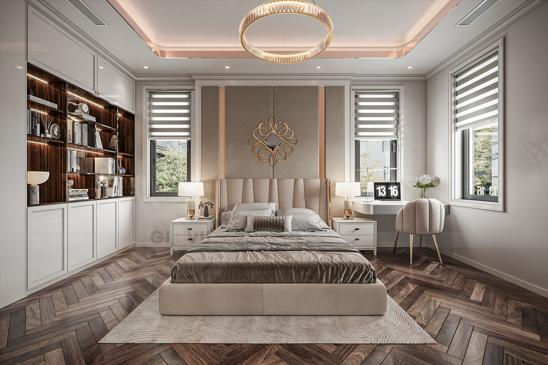 thiết kế thi công biệt thự Solasta Mansion Dương Nội B 21