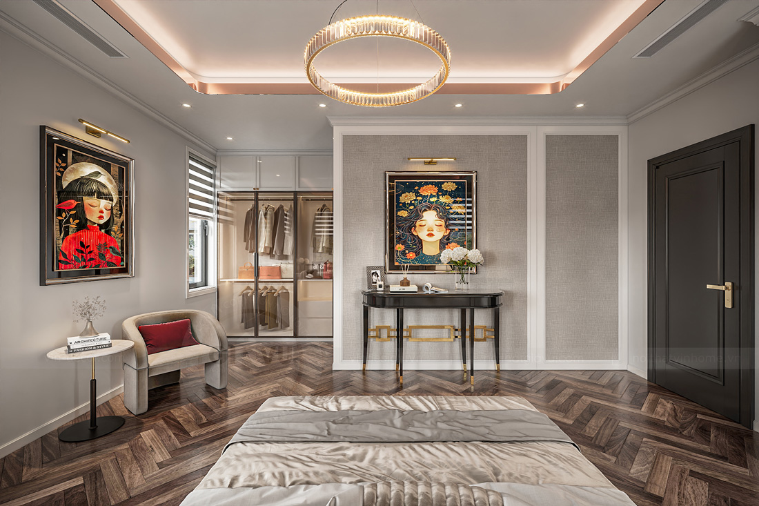 thiết kế thi công biệt thự Solasta Mansion Dương Nội B 22