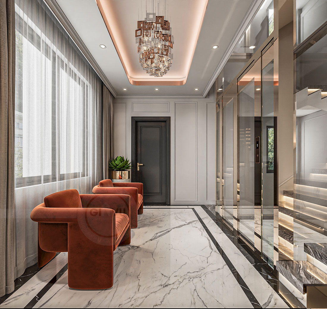thiết kế thi công biệt thự Solasta Mansion Dương Nội B 26