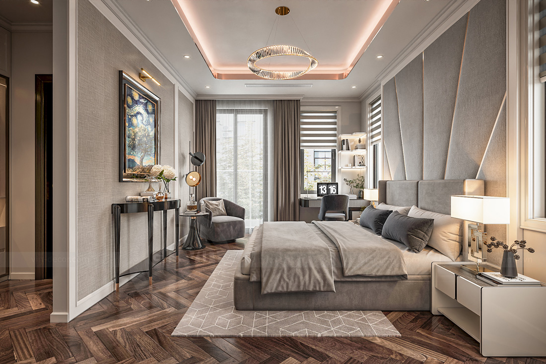 thiết kế thi công biệt thự Solasta Mansion Dương Nội B 32