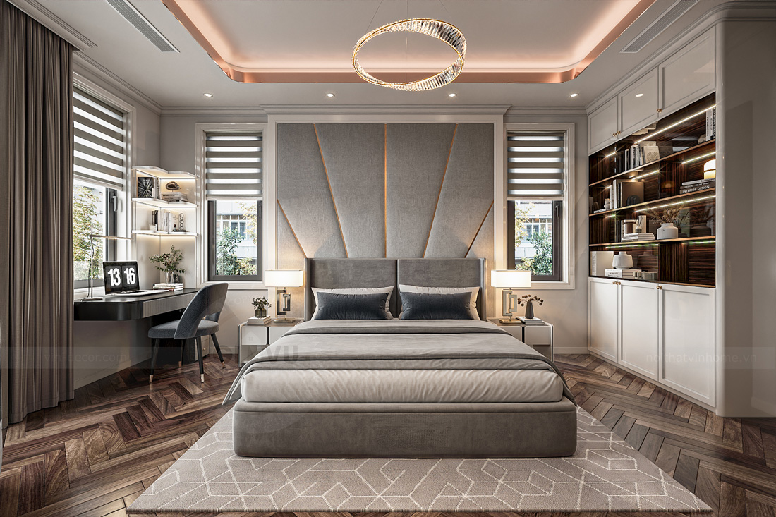 thiết kế thi công biệt thự Solasta Mansion Dương Nội B 33