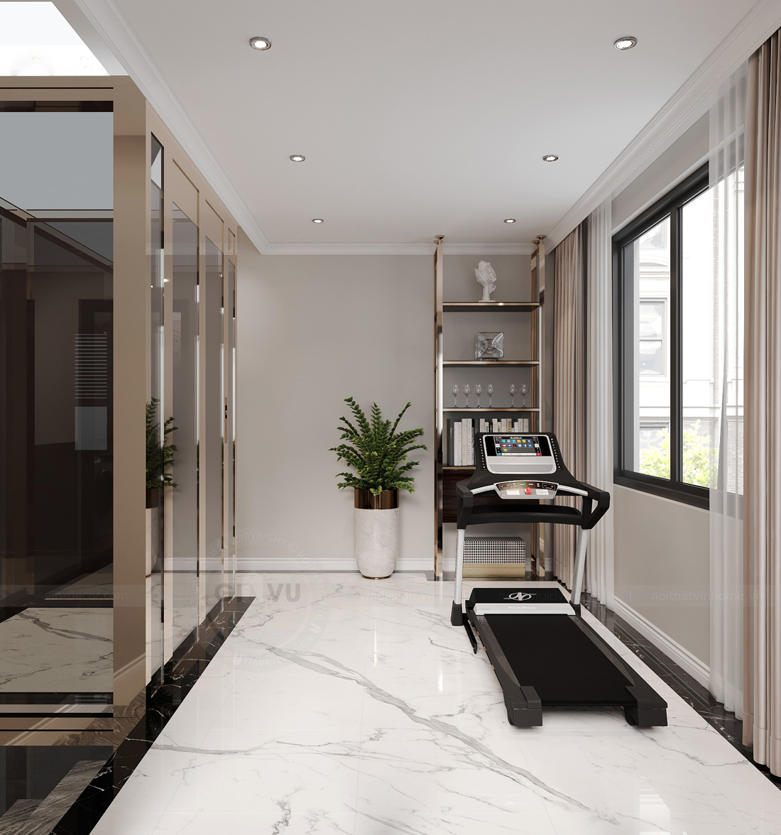 thiết kế thi công biệt thự Solasta Mansion Dương Nội B 37