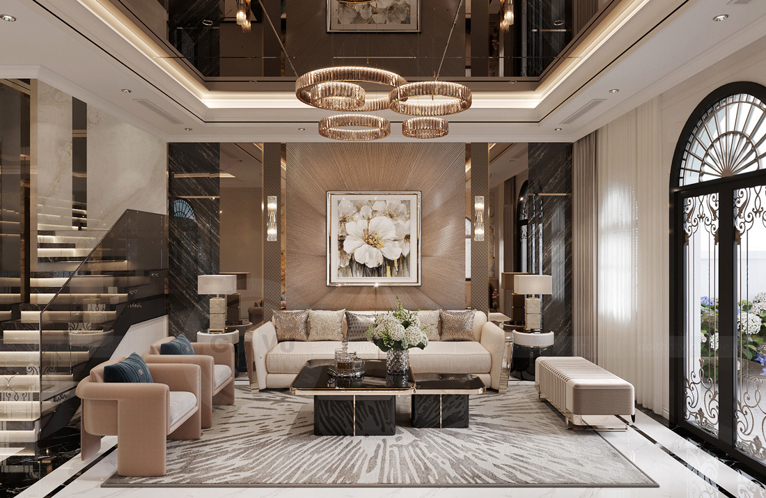 thiết kế thi công biệt thự Solasta Mansion Dương Nội B 4