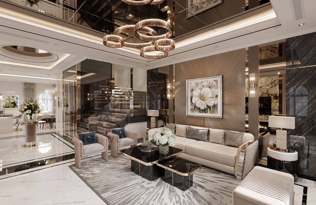 thiết kế thi công biệt thự Solasta Mansion Dương Nội B 5