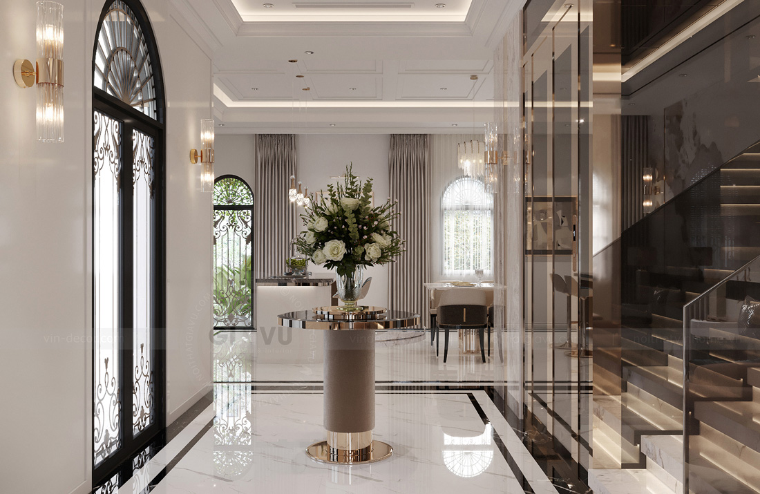 thiết kế thi công biệt thự Solasta Mansion Dương Nội B 7