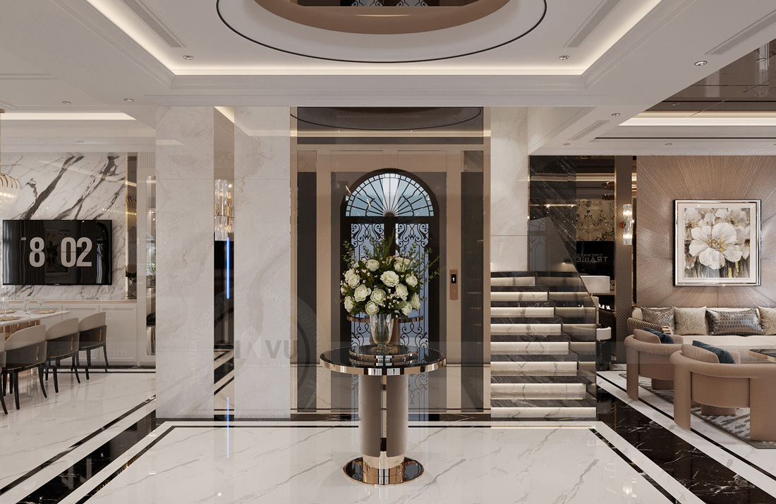 thiết kế thi công biệt thự Solasta Mansion Dương Nội B 8