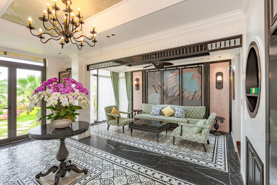 thi công hoàn thiện biệt thự Lagecy Hill Lương Sơn Hòa Bình 06