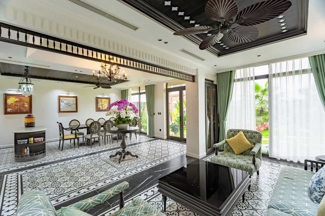 thi công hoàn thiện biệt thự Lagecy Hill Lương Sơn Hòa Bình 07