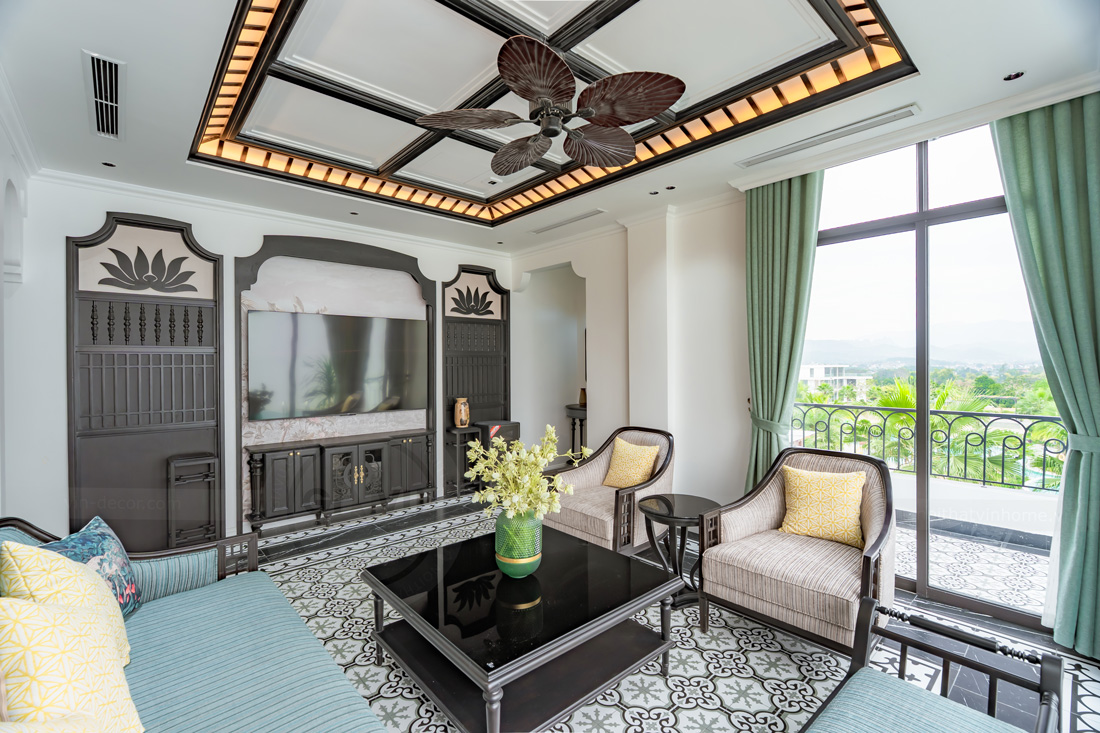 thi công hoàn thiện biệt thự Lagecy Hill Lương Sơn Hòa Bình 22