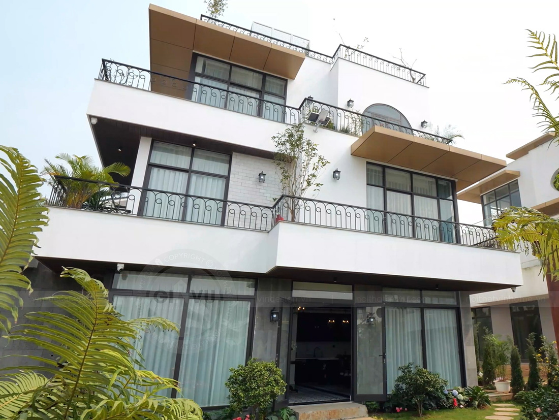 thi công hoàn thiện biệt thự Lagecy Hill Lương Sơn Hòa Bình 3