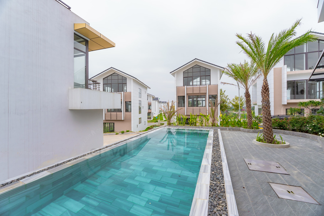 thi công hoàn thiện biệt thự Lagecy Hill Lương Sơn Hòa Bình 4
