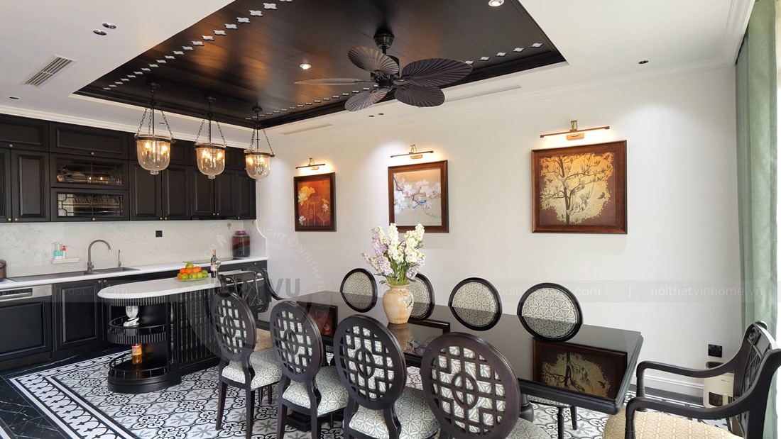 thi công hoàn thiện biệt thự Lagecy Hill Lương Sơn Hòa Bình 8