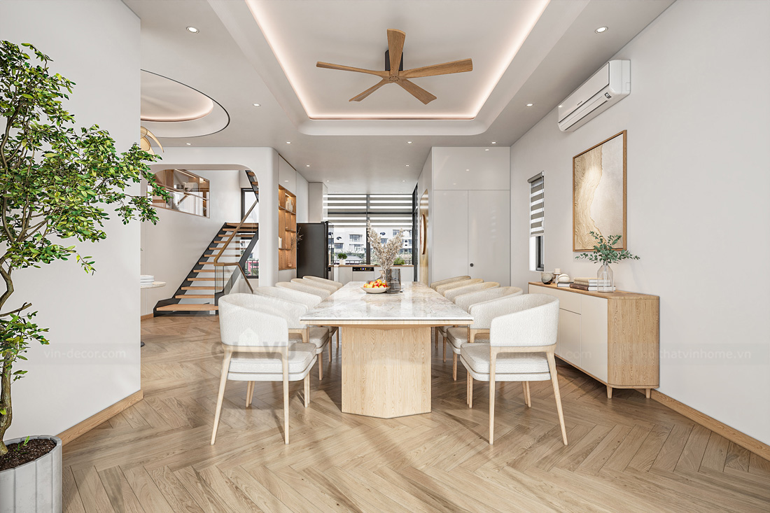 thiết kế nội thất biệt thự Legacy Hill 350m2 nhà anh Tùng 15
