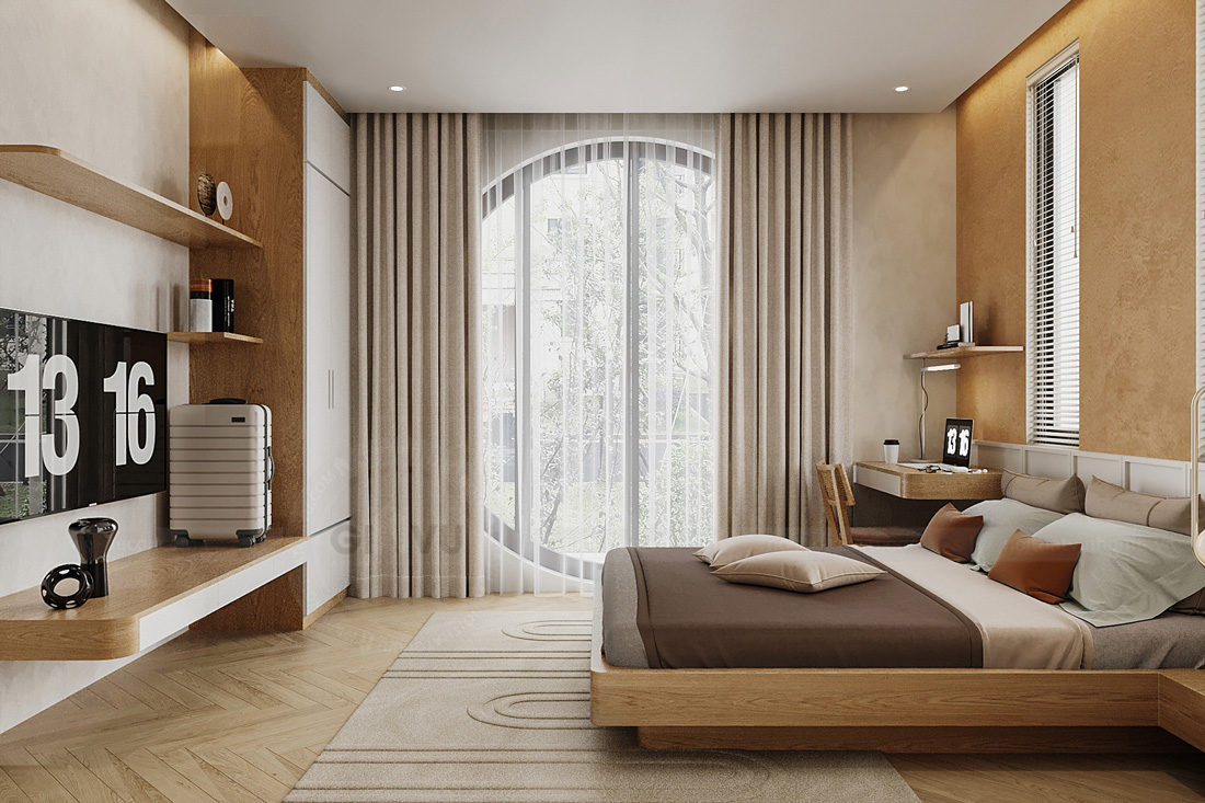thiết kế nội thất biệt thự Legacy Hill 350m2 nhà anh Tùng 28
