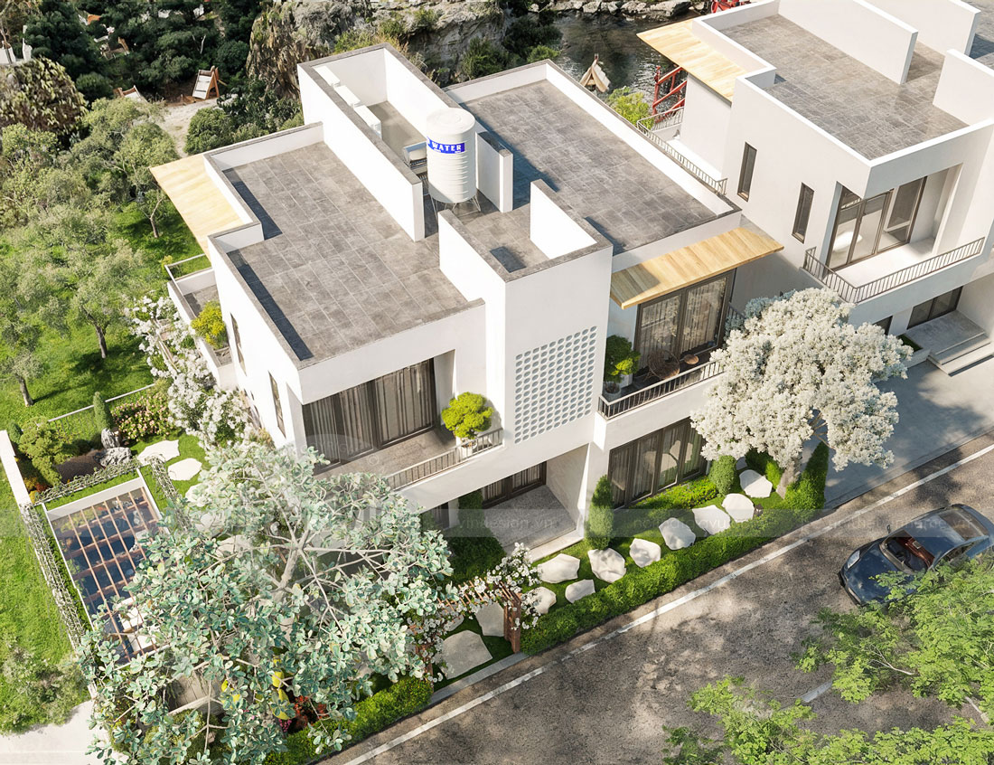 thiết kế nội thất biệt thự Legacy Hill 350m2 nhà anh Tùng 4