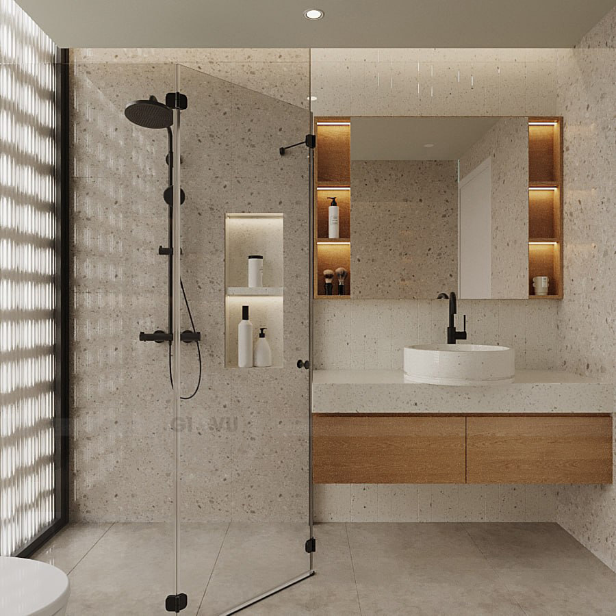 thiết kế nội thất biệt thự Legacy Hill 350m2 nhà anh Tùng 53