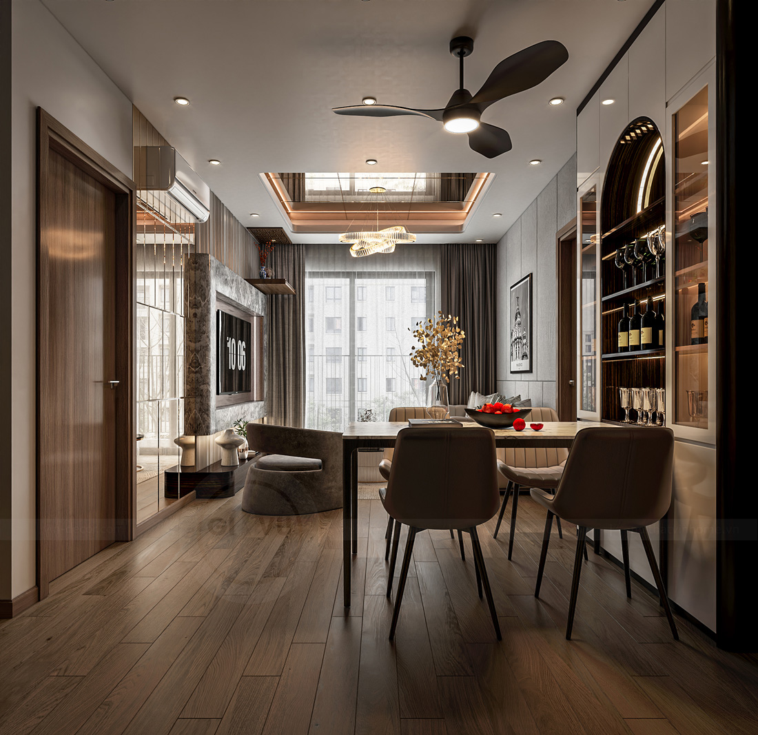Thiết kế thi công chung cư The Canopy Residences căn 65m2 1