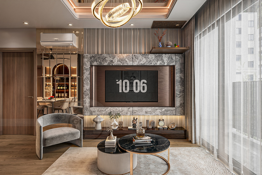 Thiết kế thi công chung cư The Canopy Residences căn 65m2 5