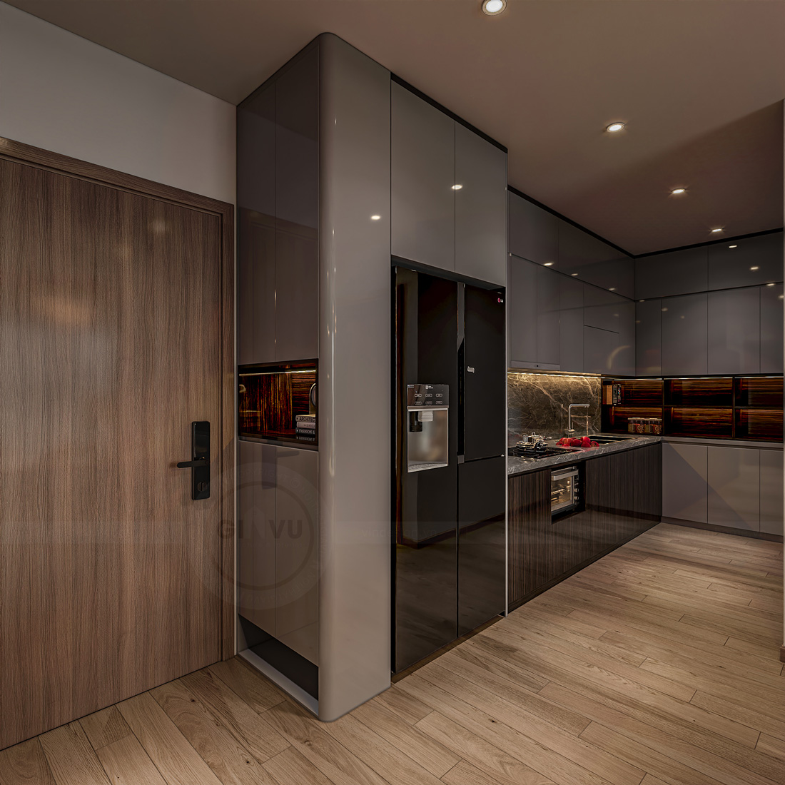 Thiết kế thi công chung cư The Canopy Residences căn 65m2 7
