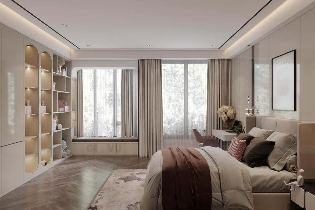 thiết kế nhà phố 5 tầng 100m2 phong cách hiện đại 14