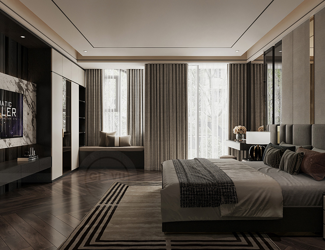 thiết kế nhà phố 5 tầng 100m2 phong cách hiện đại 22