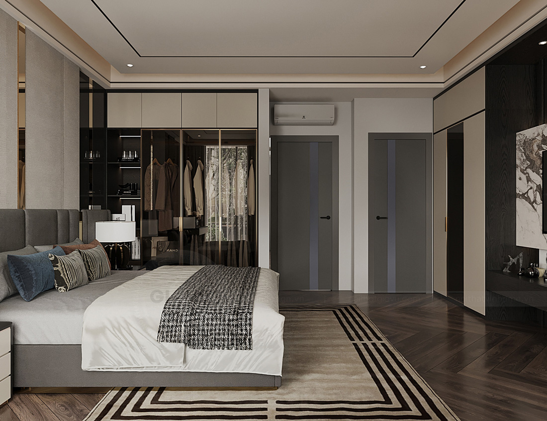 thiết kế nhà phố 5 tầng 100m2 phong cách hiện đại 24