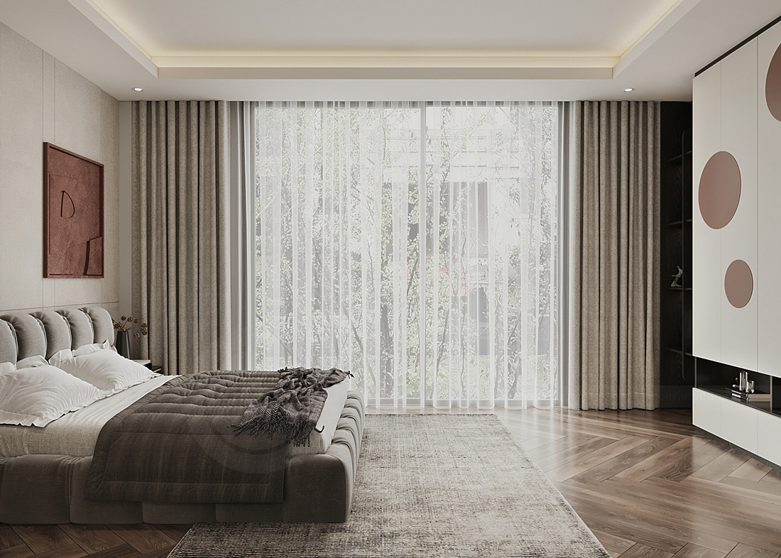 thiết kế nhà phố 5 tầng 100m2 phong cách hiện đại 30