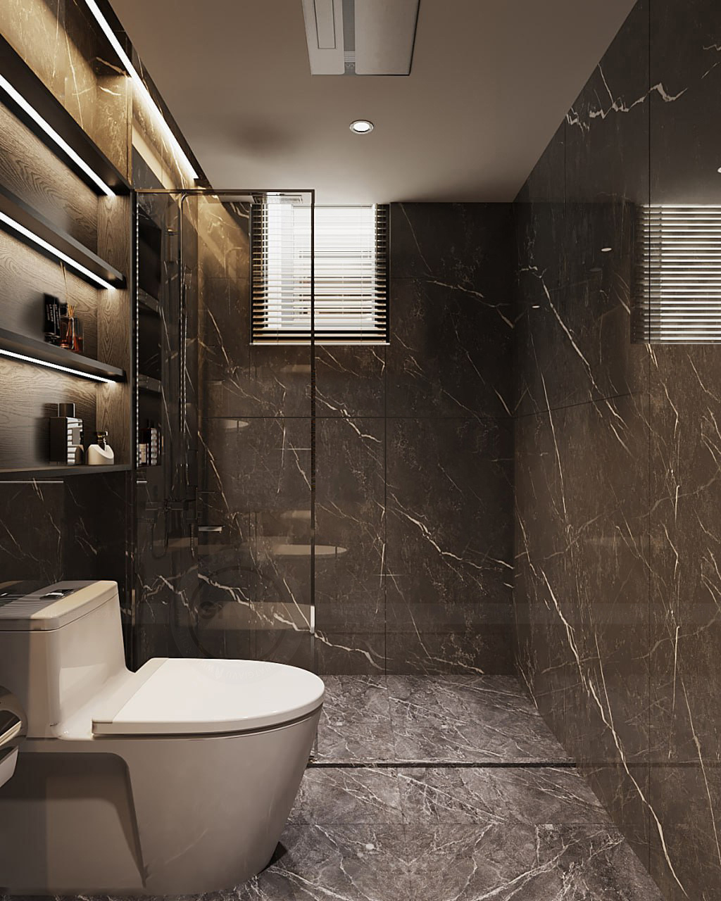 thiết kế nhà phố 5 tầng 100m2 phong cách hiện đại 32