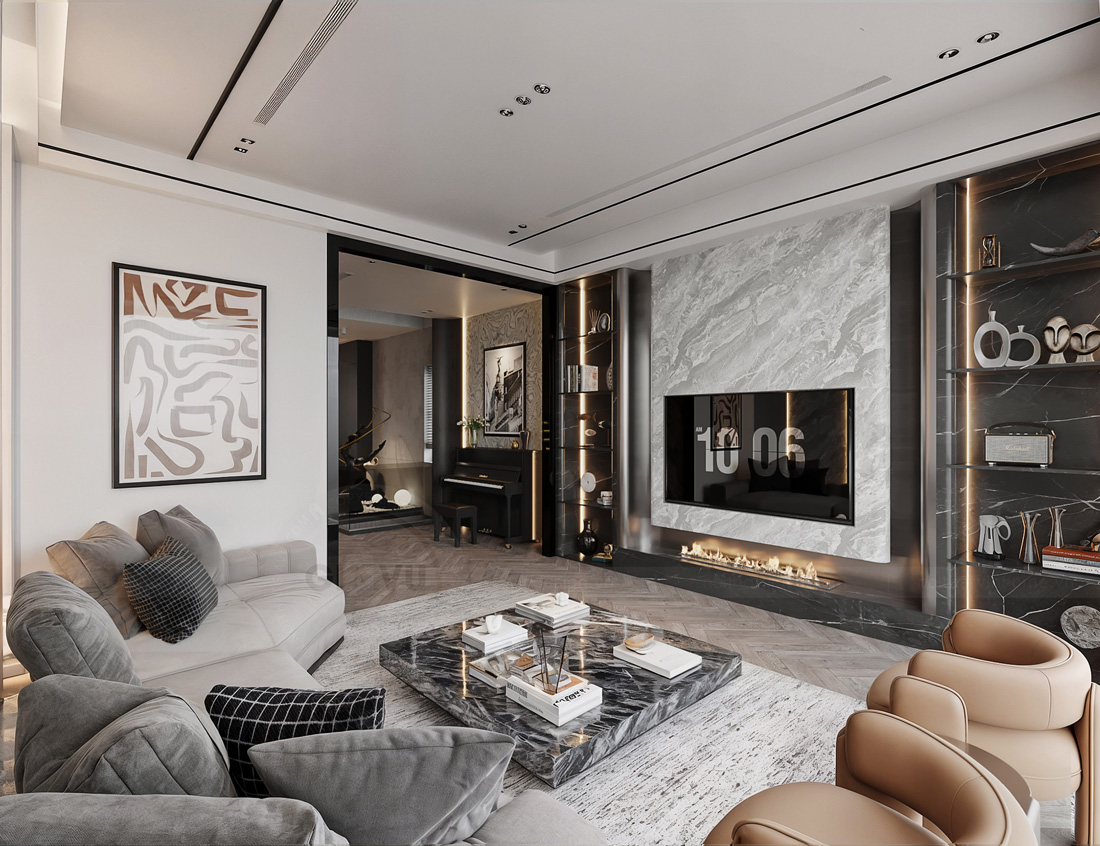 thiết kế nhà phố 5 tầng 100m2 phong cách hiện đại 33