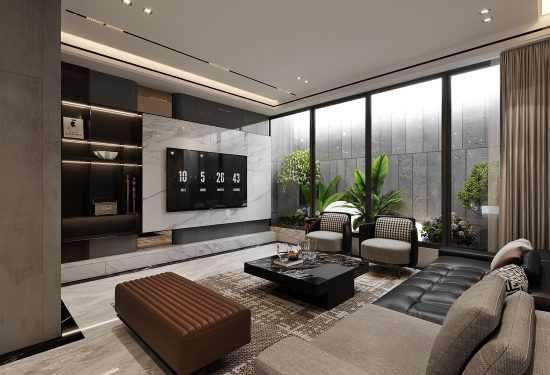 Thiết Kế Nhà Phố 5 Tầng 100m2 Phong Cách Hiện đại