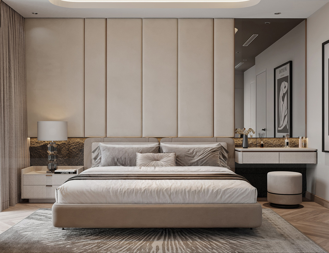 thiết kế thi công biệt thự tứ lập Vinhomes Ocean Park - Anh Kiên 11
