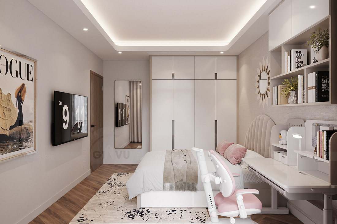 thiết kế thi công biệt thự tứ lập Vinhomes Ocean Park - Anh Kiên 19