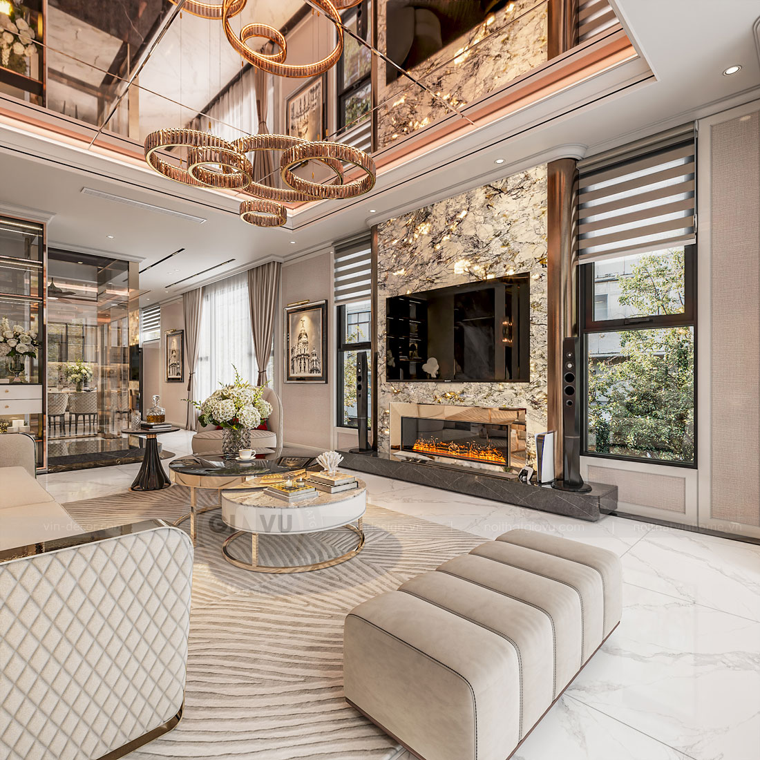 thiết kế thi công biệt thự Vinhomes Cổ Loa căn 70m2 2