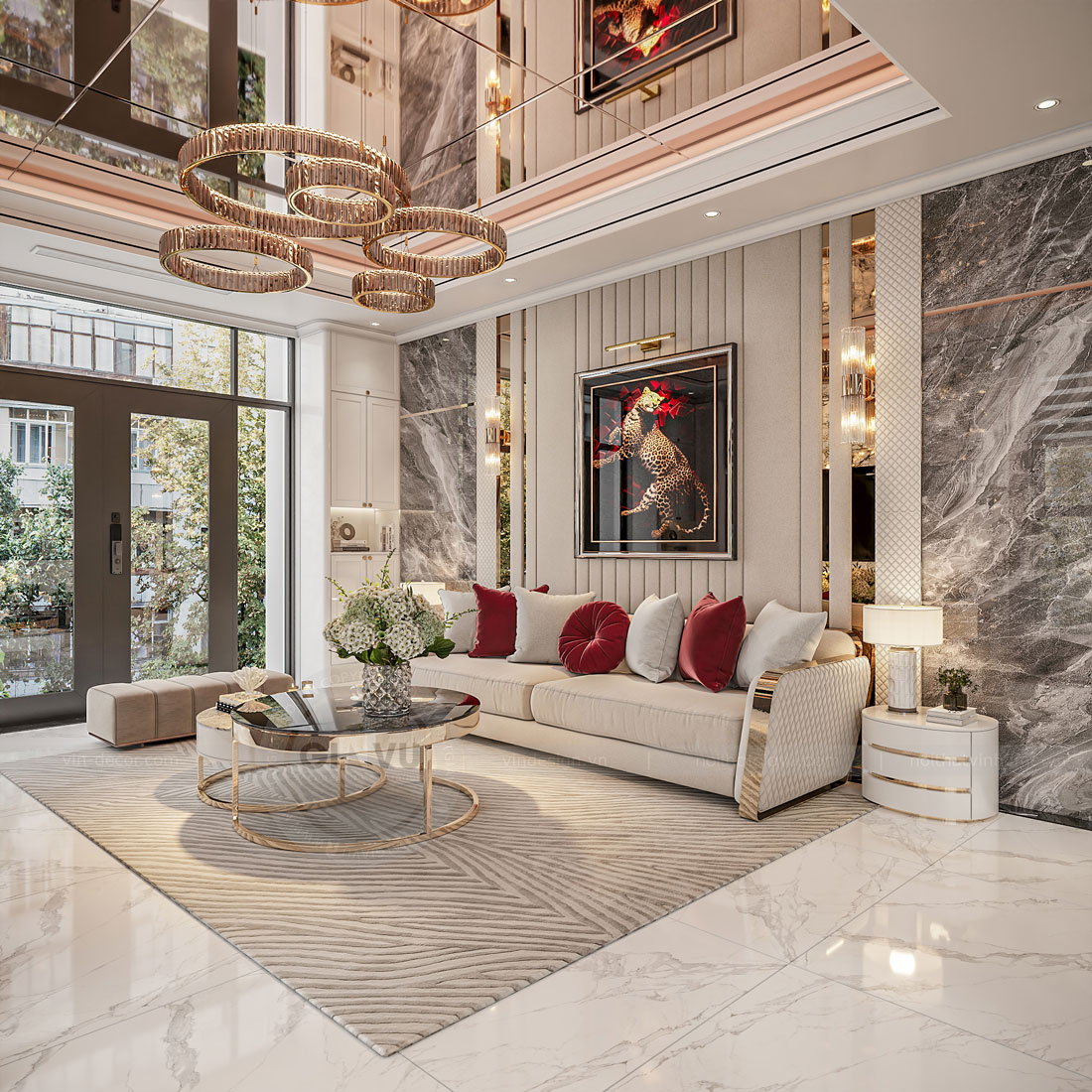 thiết kế thi công biệt thự Vinhomes Cổ Loa căn 70m2 3