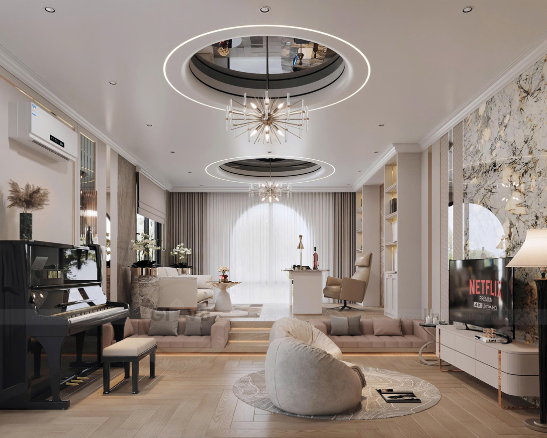 thiết kế thi công biệt thự Vinhomes Cổ Loa căn 70m2 31