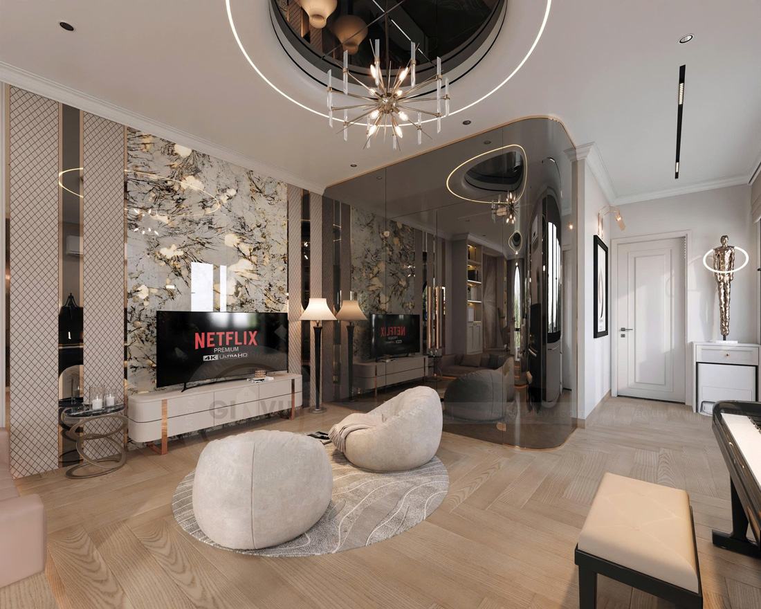 thiết kế thi công biệt thự Vinhomes Cổ Loa căn 70m2 33