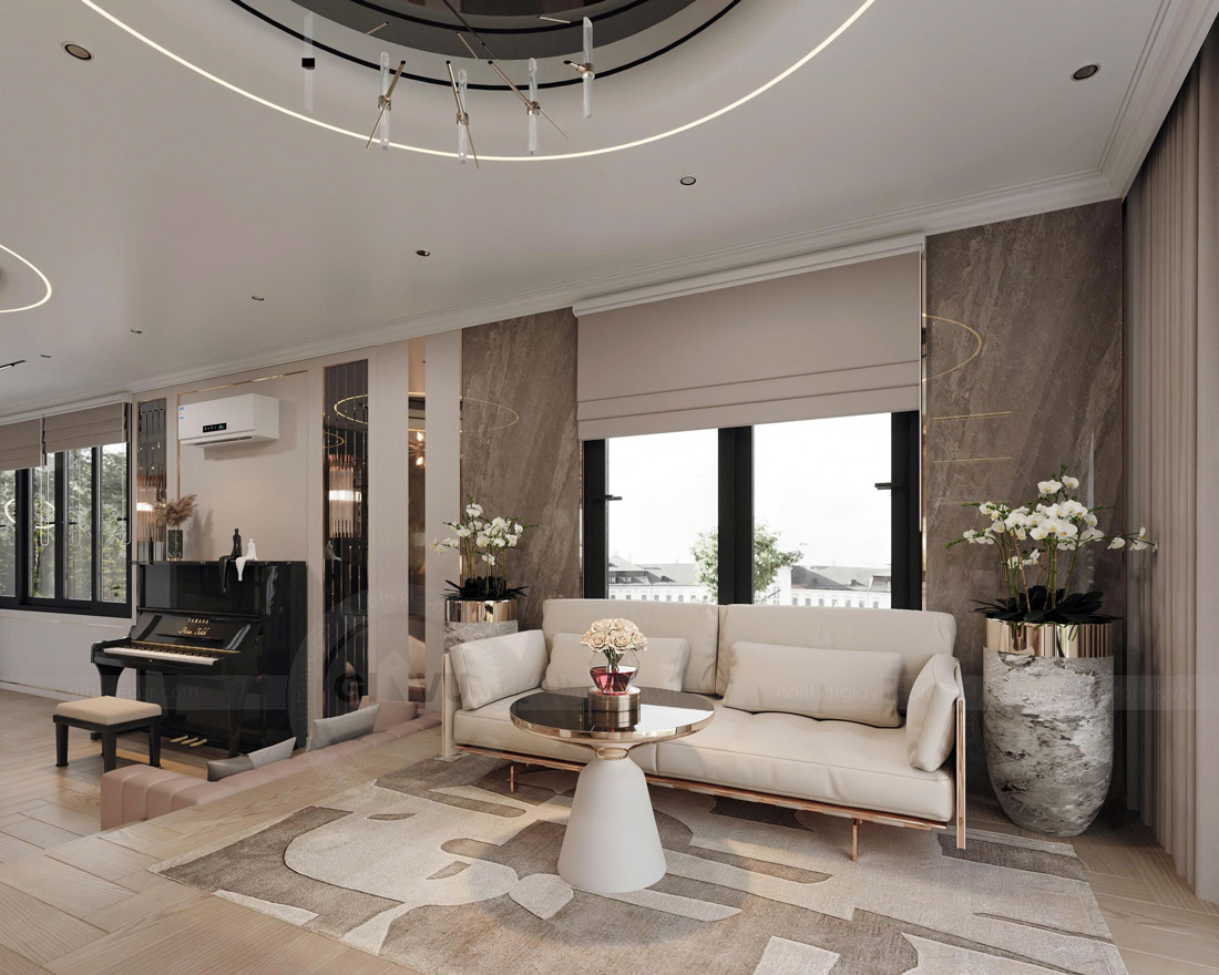 thiết kế thi công biệt thự Vinhomes Cổ Loa căn 70m2 36