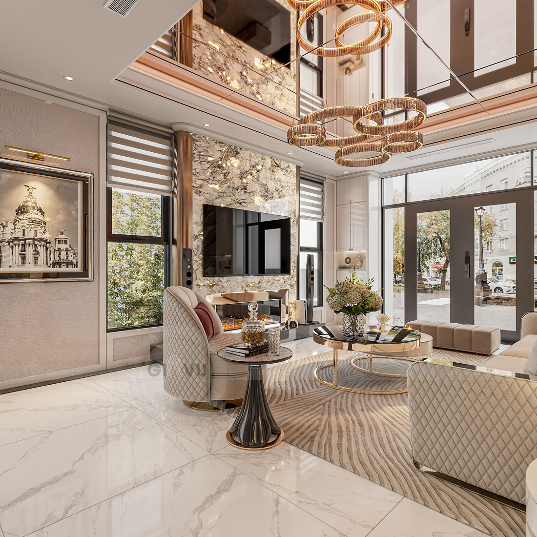 thiết kế thi công biệt thự Vinhomes Cổ Loa căn 70m2 4