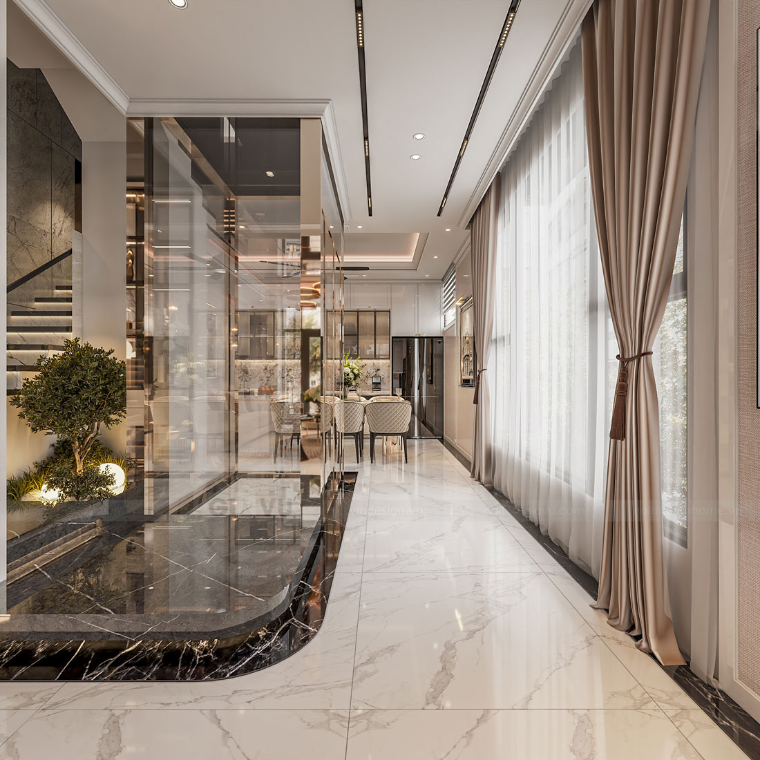thiết kế thi công biệt thự Vinhomes Cổ Loa căn 70m2 6