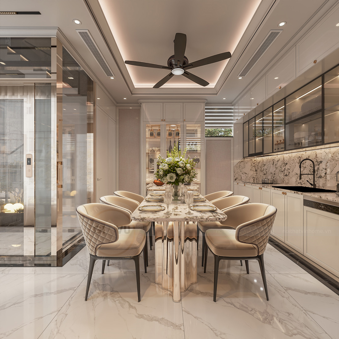 thiết kế thi công biệt thự Vinhomes Cổ Loa căn 70m2 7