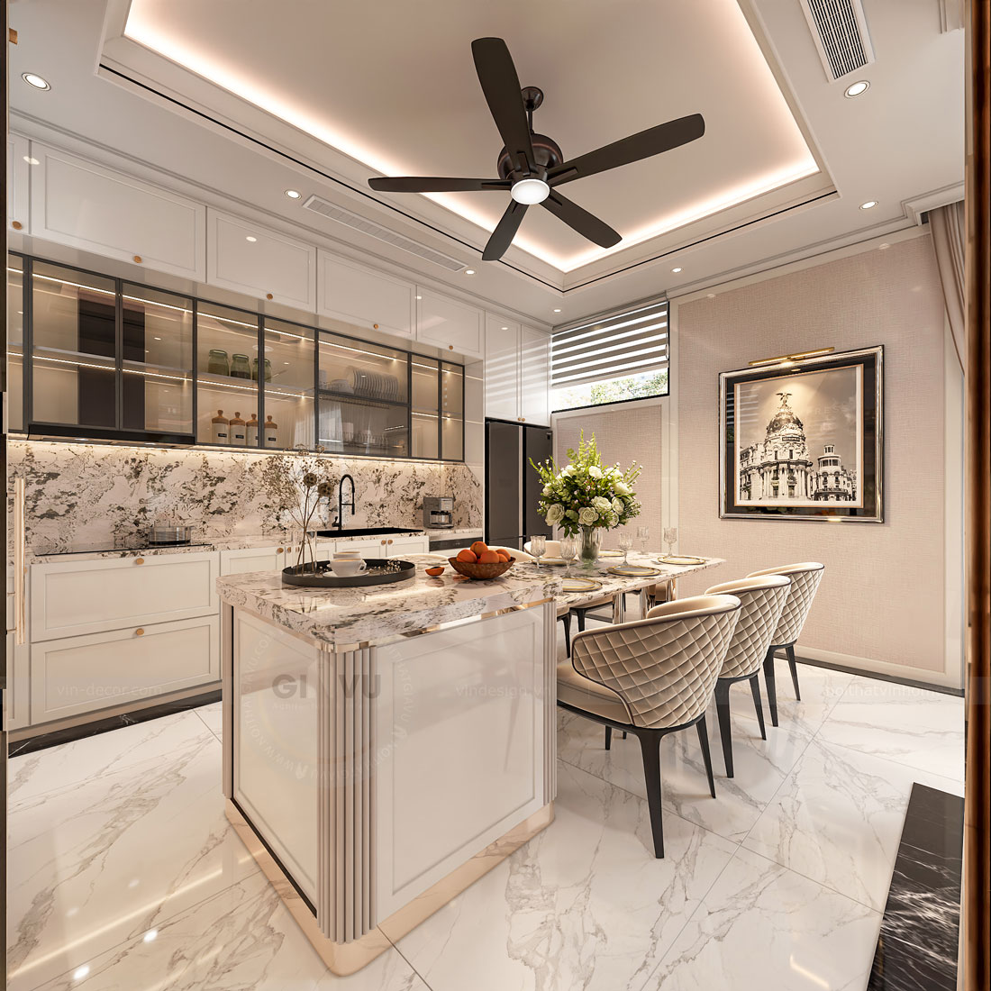 thiết kế thi công biệt thự Vinhomes Cổ Loa căn 70m2 9