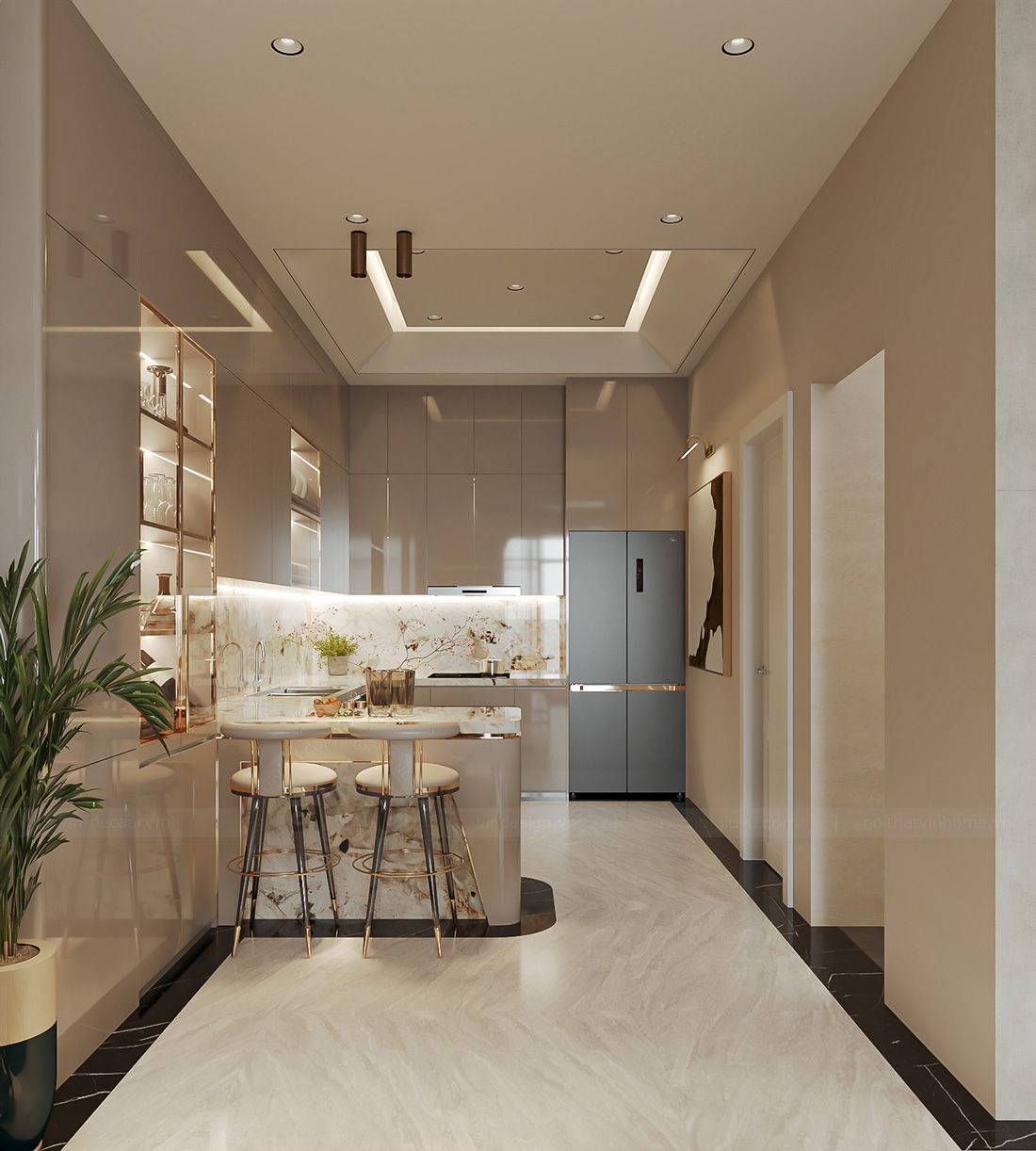 thiết kế nội thất nhà phố 3 tầng hiện đại - Chị Thảo 11 thiết kế nội thất nhà phố 3 tầng hiện đại - Chị Thảo 11