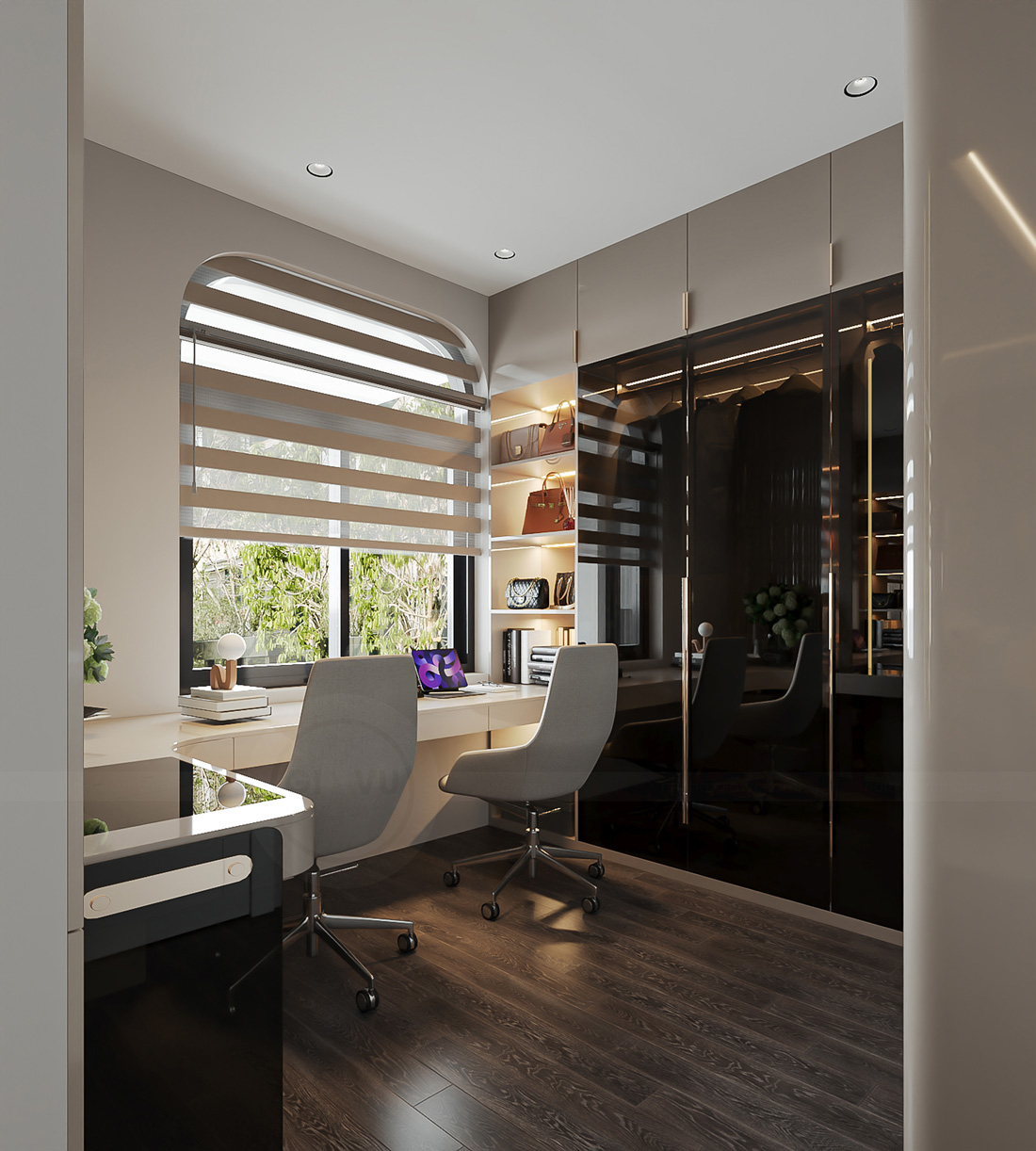 thiết kế nội thất nhà phố 3 tầng hiện đại - Chị Thảo 19 thiết kế nội thất nhà phố 3 tầng hiện đại - Chị Thảo 19