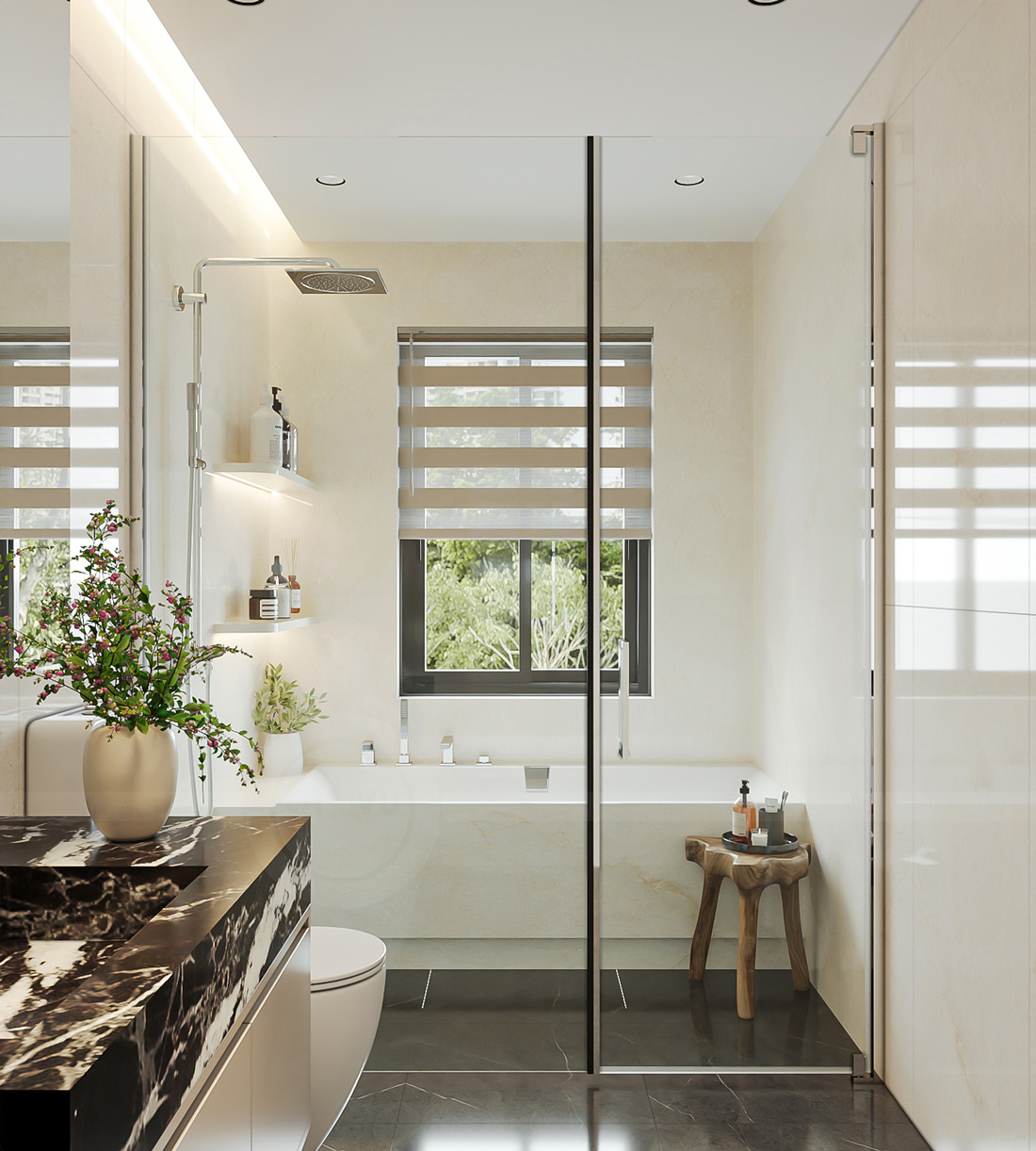 thiết kế nội thất nhà phố 3 tầng hiện đại - Chị Thảo 21 thiết kế nội thất nhà phố 3 tầng hiện đại - Chị Thảo 21