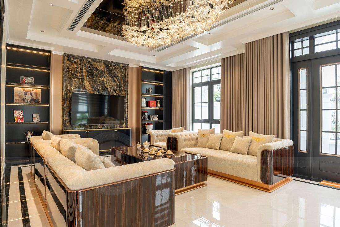 Thi công nội thất biệt thự tại Thái Bình nhà anh Quân 2 Thi công nội thất biệt thự tại Thái Bình nhà anh Quân 2