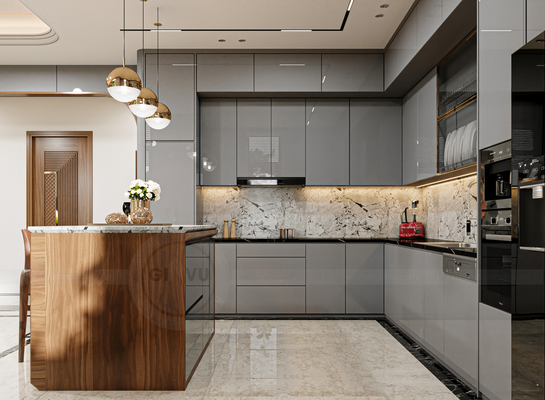 thiết kế nội thất biệt thự nhà vườn gỗ óc chó anh Hoàng 10 thiết kế nội thất biệt thự nhà vườn gỗ óc chó anh Hoàng 10