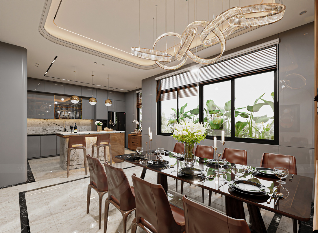 thiết kế nội thất biệt thự nhà vườn gỗ óc chó anh Hoàng 6 thiết kế nội thất biệt thự nhà vườn gỗ óc chó anh Hoàng 6