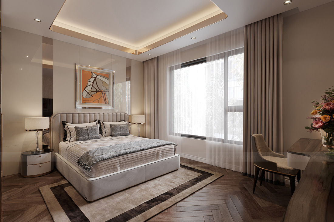 thiết kế nội thất biệt thự tại Hải Phòng nhà anh Khang 10